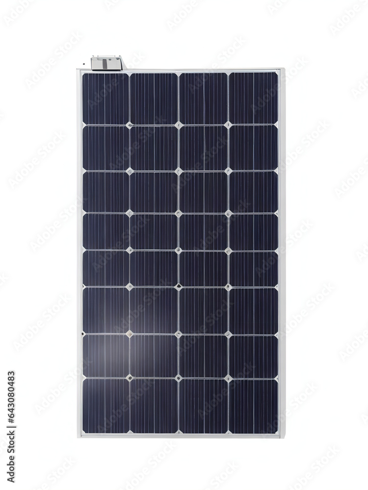 Solar Panel Isolation on White, Clean, Green Energy Generation Solar Panel Isolation on White, Clean, Green Energy Generation
