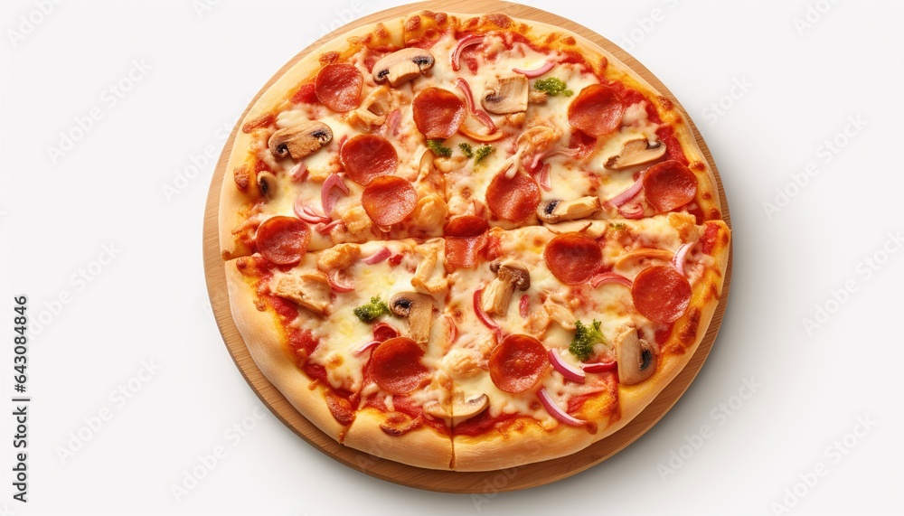 pizza isolated on white background pizza isolated on white background