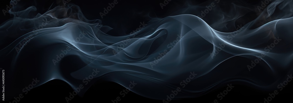 Fototapeta premium abstract smoke background wallpaper in black and orange, in the style