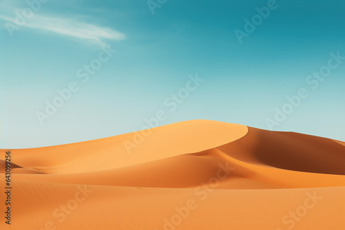 sand dunes in the desert © duasembilan