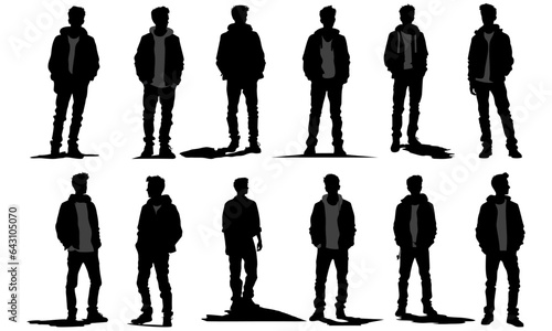 collection of men's silhouette images