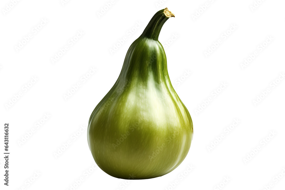 Green bottle gourd isolated on transparent background Green bottle gourd isolated on transparent background