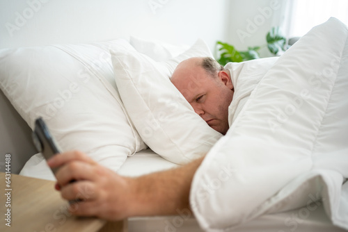 Seeking Sleep Solutions: Caucasian Man's Struggle with Obstructive Sleep Apnea