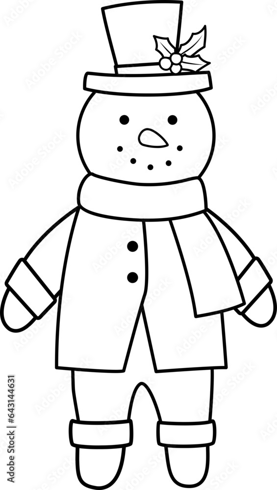snowman outline snowman outline