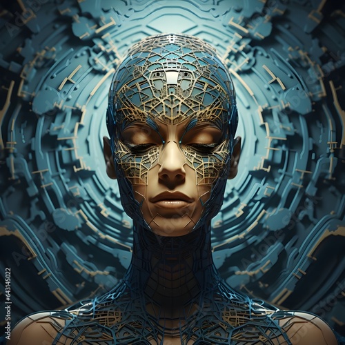 Fractal woman