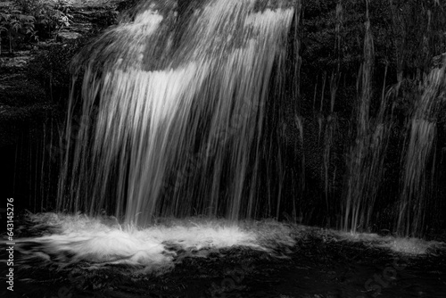 waterfall in the mountains
