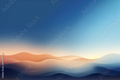 sunset over mountains © duasembilan