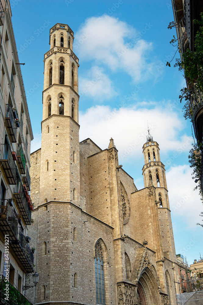 Santa Maria del Mar church in Barcelona