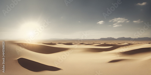 Desert nature landscape background empty space for product