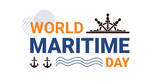 World Maritime Day Illustration concept. Perfect for banners, posters, and T-shirt printing.
