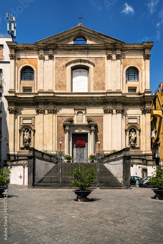 Naples, Campania, Italy. 17th century monumental church dedicated to Maria in Largo Donnaregina seat of the Diocesan Museum photo