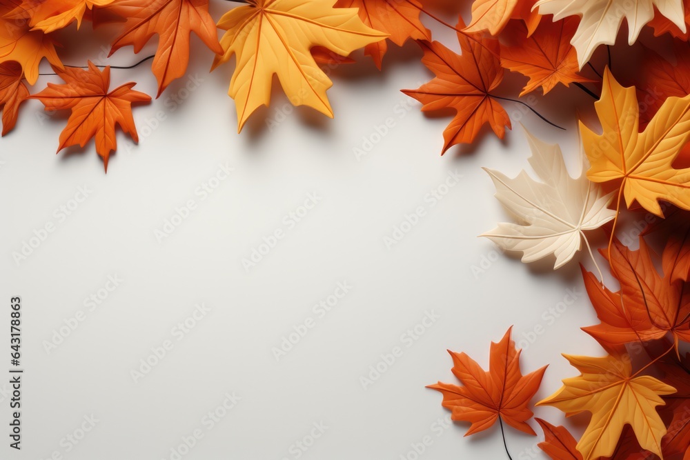 Leaf pattern. autumn leaves 
