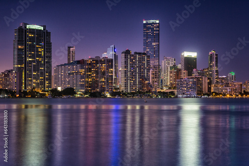 Miami at night, Florida. © Frances