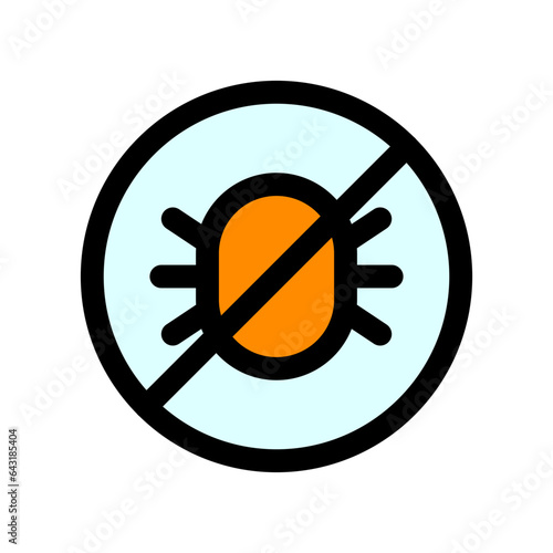 Editable anti flea and tick vector icon. Veterinary, animal, pet care, pet shop. Part of a big icon set family. Perfect for business, web and app interfaces, presentations, infographics, etc