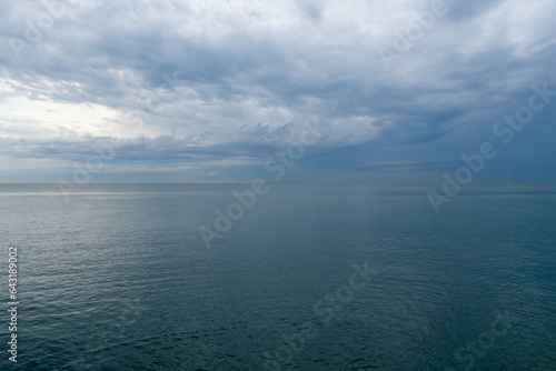 clouds over the sea