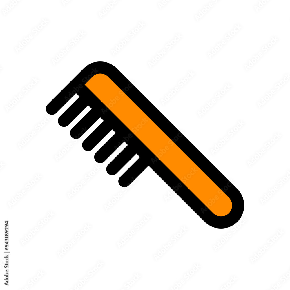 Editable hair comb vector icon. Cosmetics, makeup, skincare, beauty. Part of a big icon set family. Perfect for web and app interfaces, presentations, infographics, etc Editable hair comb vector icon. Cosmetics, makeup, skincare, beauty. Part of a big icon set family. Perfect for web and app interfaces, presentations, infographics, etc