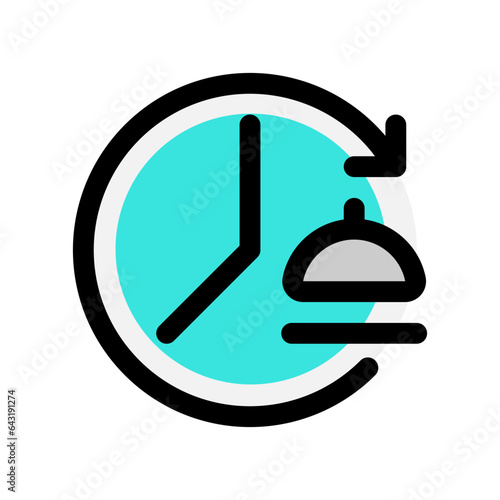 Editable non-stop order, service, cooking vector icon. Part of a big icon set family. Perfect for web and app interfaces, presentations, infographics, etc