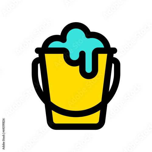 Editable water bucket vector icon. Part of a big icon set family. Perfect for web and app interfaces, presentations, infographics, etc