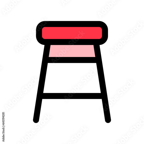 Editable stool vector icon. Part of a big icon set family. Perfect for web and app interfaces, presentations, infographics, etc