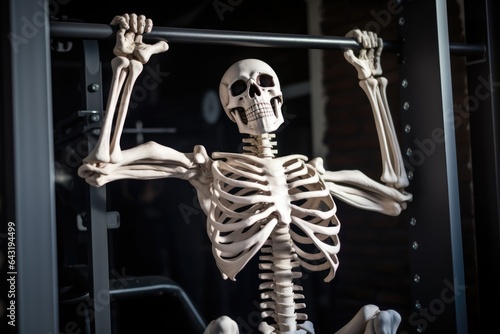 funny muscle skeleton workout