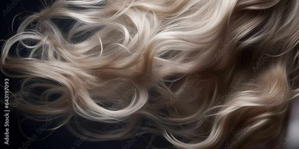 Shiny textured styling blond beauty background hair