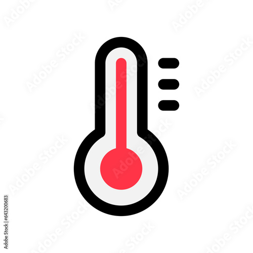 Editable thermometer vector icon. Part of a big icon set family. Perfect for web and app interfaces, presentations, infographics, etc