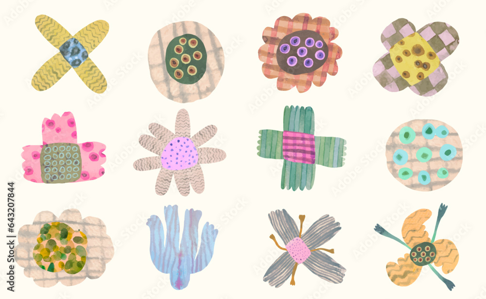flowers and leaf, vector illustration collection. nature, isolated on white background, floral, watercolor flowers and leaf, vector illustration collection. nature, isolated on white background, floral, watercolor