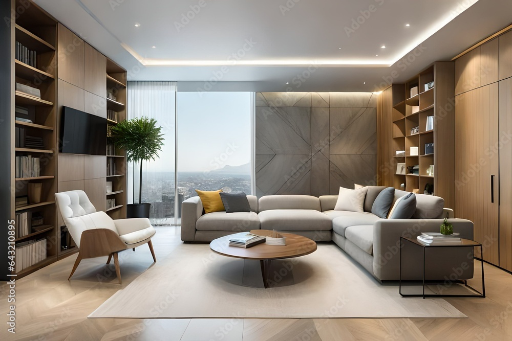 Fototapeta premium modern living room