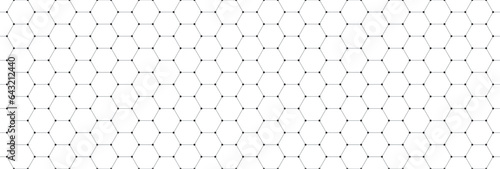 hexagon geometric pattern. seamless hex background. abstract honeycomb cell. vector illustration. design for the background flyers, ad honey, fabric, clothes, texture, textile pattern