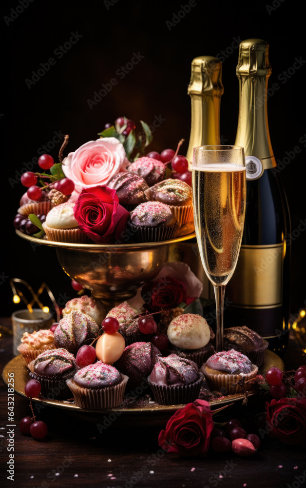 A tradition of sipping champagne during Christmas and New Year celebrations. A tradition of sipping champagne during Christmas and New Year celebrations.