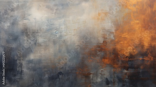Abstract background lack, dark blue, gray, copper, red, brown. Generative Ai.