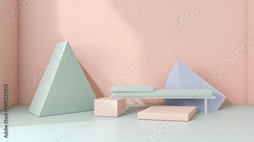 Awarding pink podium pastel...