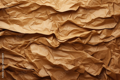 Wallpaper Mural Crumpled brown paper background. Generative AI Torontodigital.ca