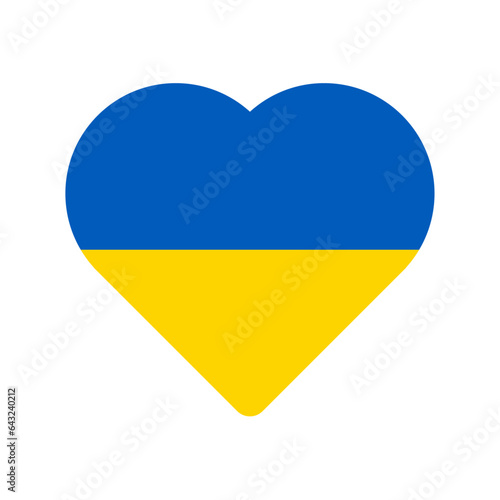Free Download Ukraine flag heart - GFXLoad