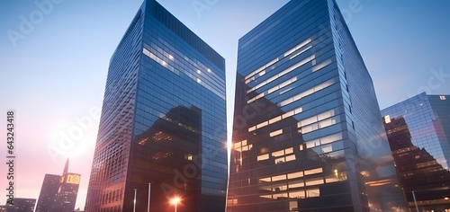 From below of entrance of o...