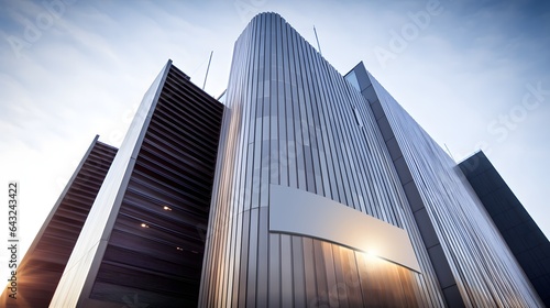 From below of entrance of o...
