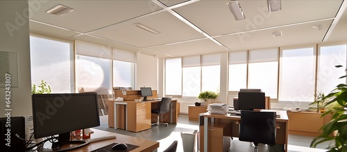 Interior of open space offi...