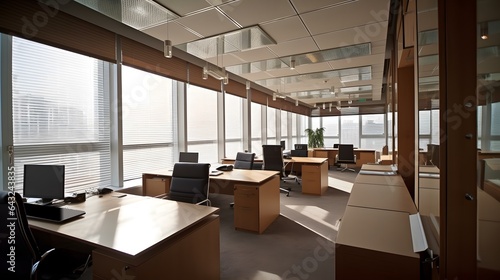 Interior of open space offi...