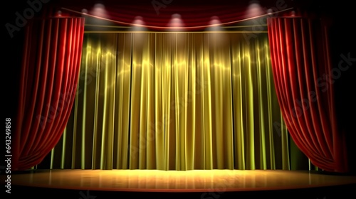Background of empty concert...