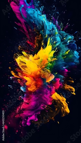 Bright colorful abstract ba...