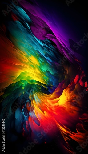 Bright colorful abstract ba...