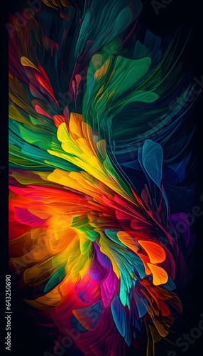 Bright colorful abstract ba...