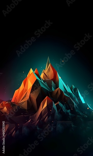 Bright colorful abstract ba...
