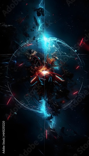 Bright colorful abstract ba...