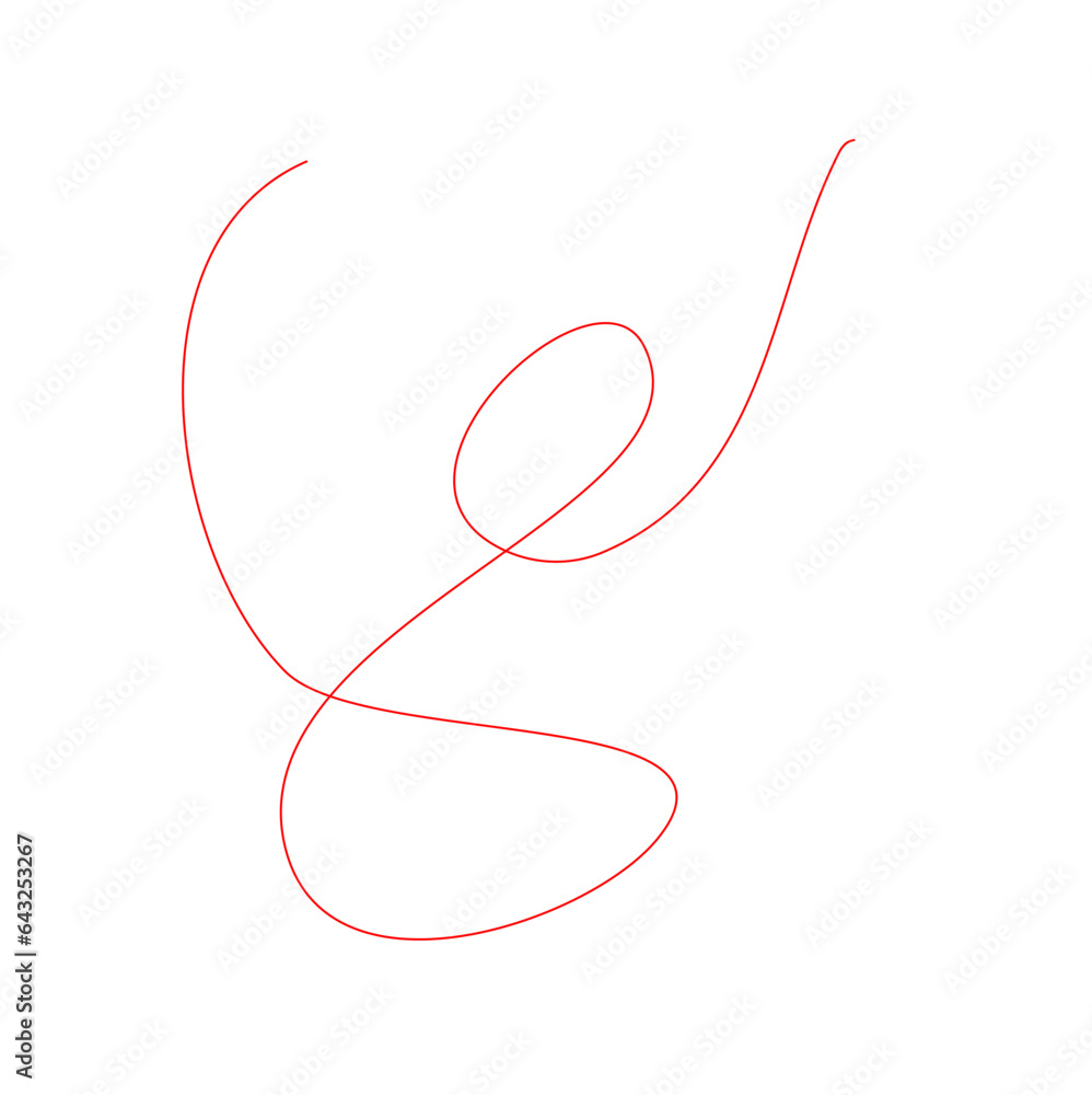 Red Thread Vector Red Thread Vector
