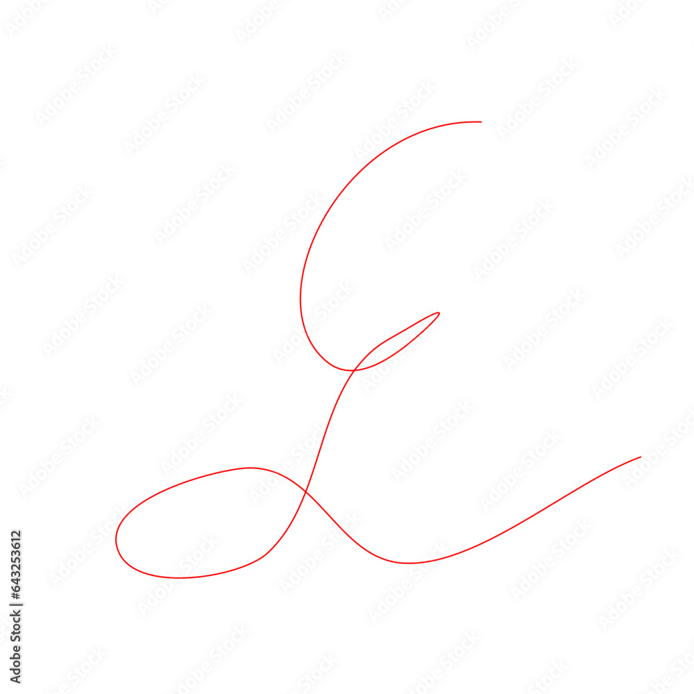 Red Thread Vector Red Thread Vector