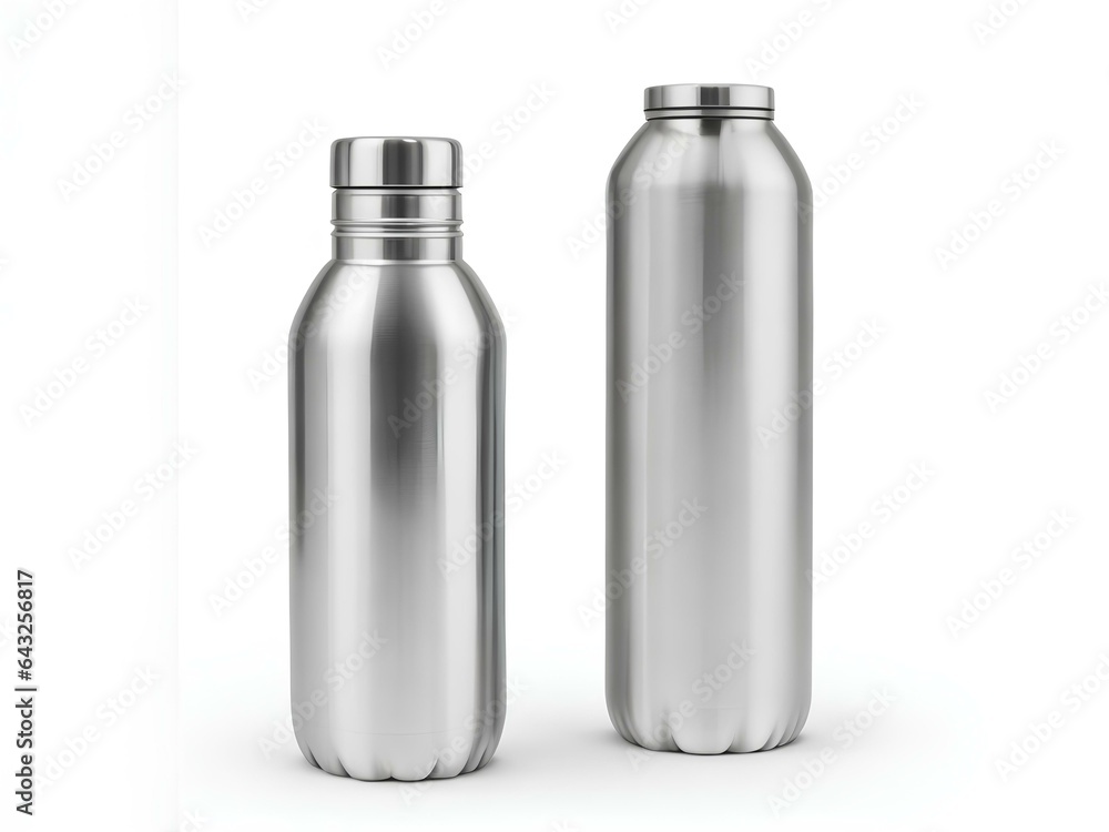 Empty white bottle mockup Empty white bottle mockup