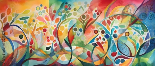 Colorful abstract background. Multicolor abstract wallpaper. Vivid background...