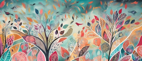 Colorful abstract background. Multicolor abstract wallpaper. Vivid background...