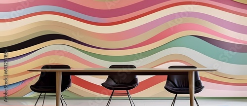 Art wall modern interior ba...